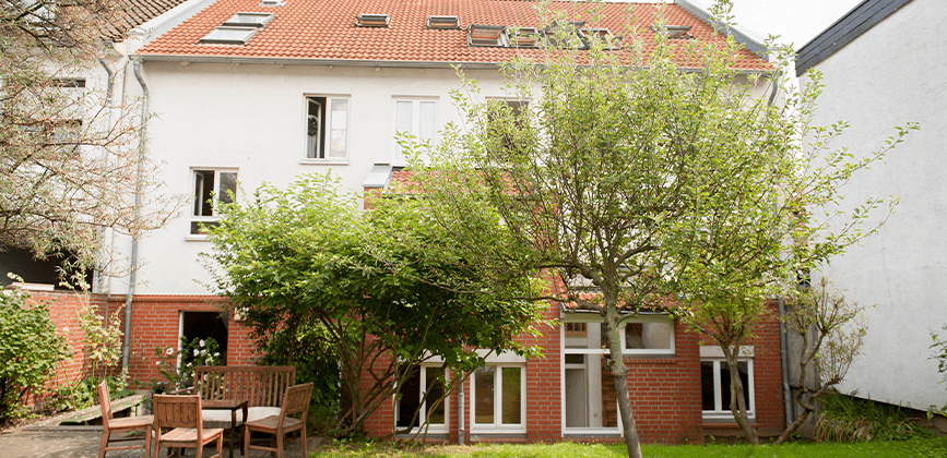 Haus der Unterkunft in der Bachstrasse Hannover