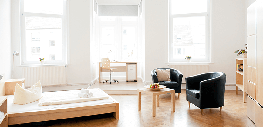 Zimmer in der Tagesklinik Hannover