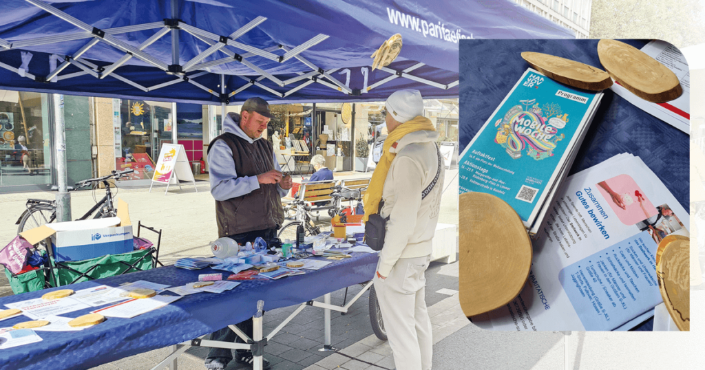 Unser Infostand bei der Auftaktveranstaltung der Mobilen Woche