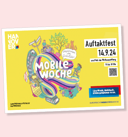 Flyer der Mobilen Woche in Hannover