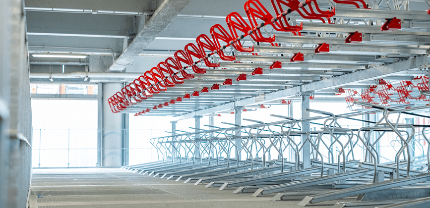 Radstation 2 hinterm Hauptbahnhof Hannover