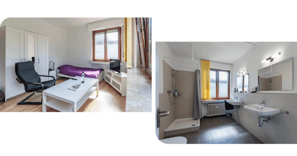 Außenstelle Schloß Delligsen - Zimmer der Bewohnenden