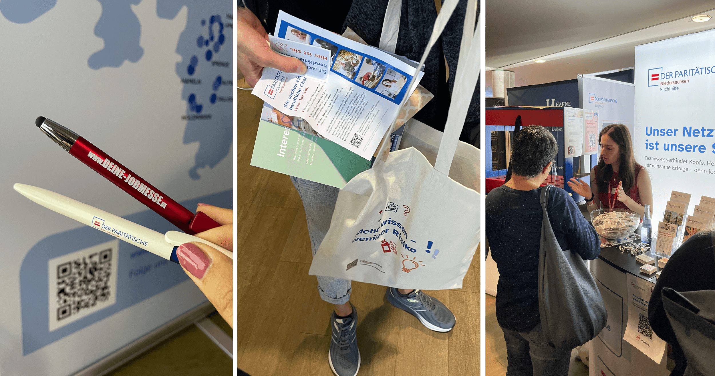 Paritätische Suchthilfe Niedersachsen auf der Jobmesse Hannover