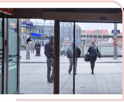 Situation auf den bahnhofsnahen Plätzen in Hannover
