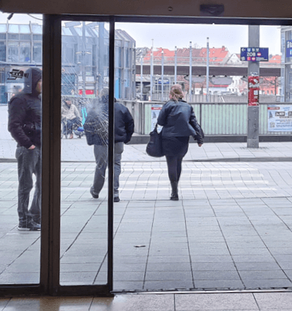 Situation auf den bahnhofsnahen Plätzen in Hannover