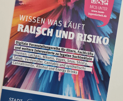 Digitale Veranstaltungsreihe zu legalen Suchtmitteln