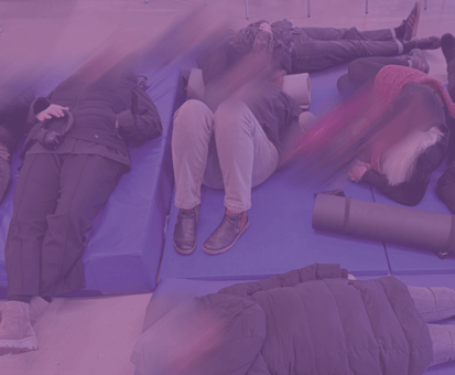 Protestaktion in der Tagesstätte Hannover