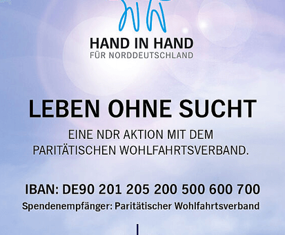 Spendenaktion für die Suchthilfe in Norddeutschland
