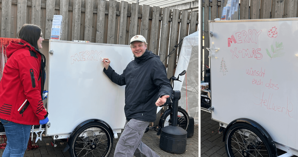 Weihnachtsfeier im Stellwerk