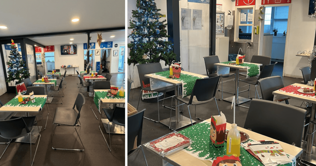 Weihnachtsfeier im Stellwerk