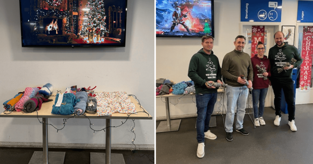 Weihnachtsfeier im Stellwerk