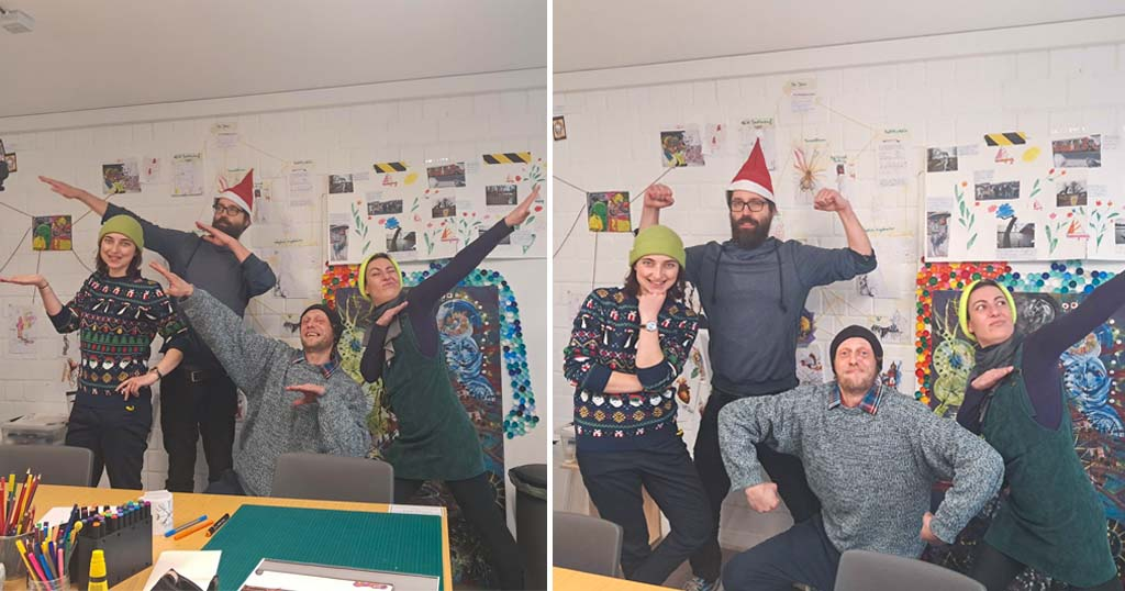 Weihnachtsfeier in der Tagesstätte Hannover