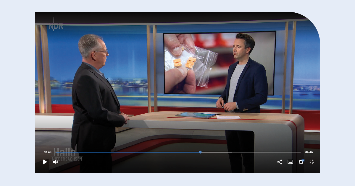 Im Gespräch mit dem NDR: Fachliche Einschätzung zur Verbreitung synthetischer Drogen