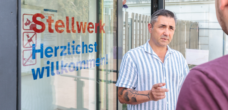 Kontakt- und Konsumraum Stellwerk Hannover - Willkommen