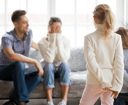 wissen und austausch familie