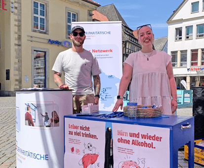 Drobs Hameln und ABW Hameln bei der Aktionswoche Alkohol