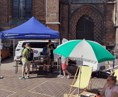 Die Paritätische Suchthilfe Niedersachsen bei der Fete de la musique