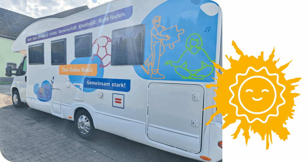 Kinder und Jugendliche gestalten das Gelbe Mobil